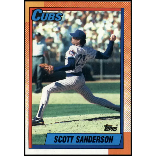 1990 Topps #67 Scott Sanderson NM-MT Chicago Cubs Baseball Card - Baseball Card Single