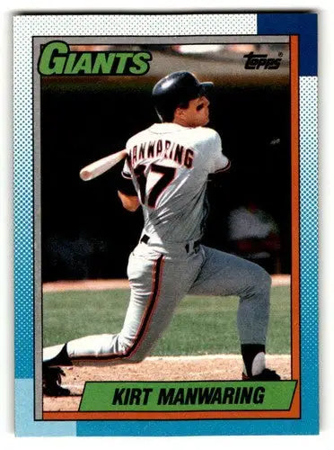 1990 Topps #678 Kirt Manwaring San Francisco Giants Baseball Cards E ID:53752 - Baseball Card Single