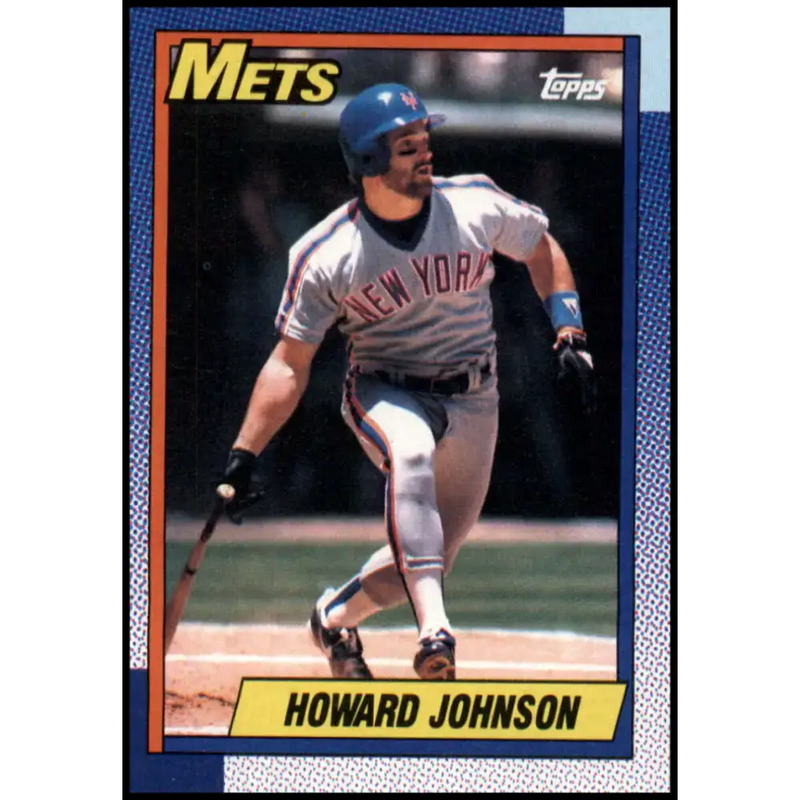 1990 Topps #680 Howard Johnson NM-MT New York Mets Baseball Card - Baseball Card Single