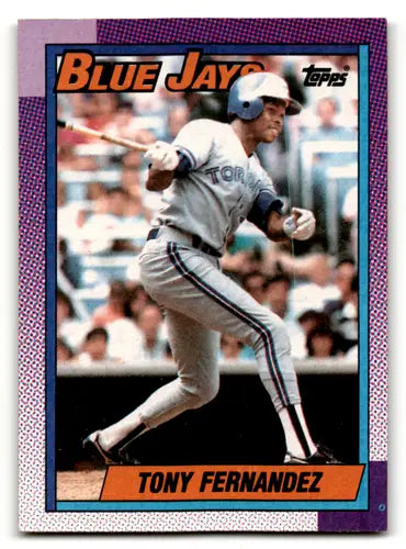 1990 Topps #685 Tony Fernandez EX/NM Blue Jays ID:56526 - Baseball Card Single