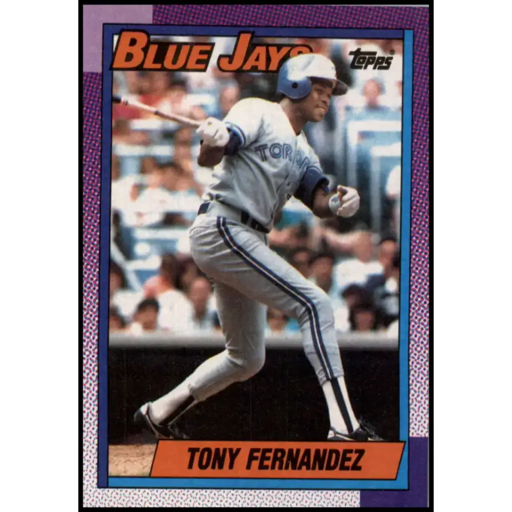 1990 Topps #685 Tony Fernandez NM-MT Toronto Blue Jays Baseball Card - Baseball Card Single