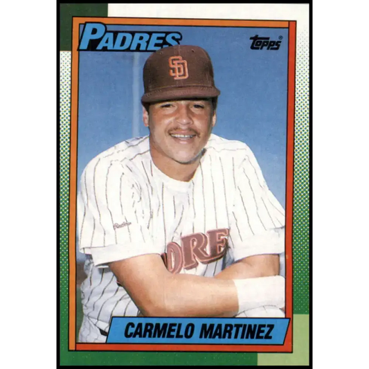 1990 Topps #686 Carmelo Martinez NM-MT San Diego Padres Baseball Card - Baseball Card Single