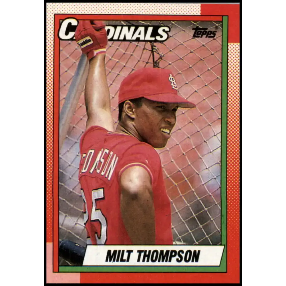 1990 Topps #688 Milt Thompson NM-MT St. Louis Cardinals Baseball Card - Baseball Card Single