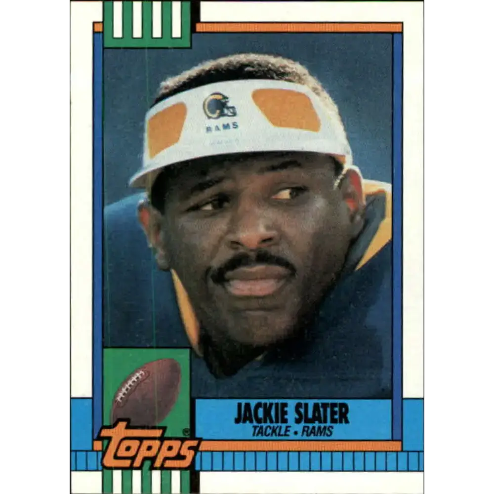 1990 Topps #69 Jackie Slater EX Excellent Los Angeles Rams Football Card - Football Card Single