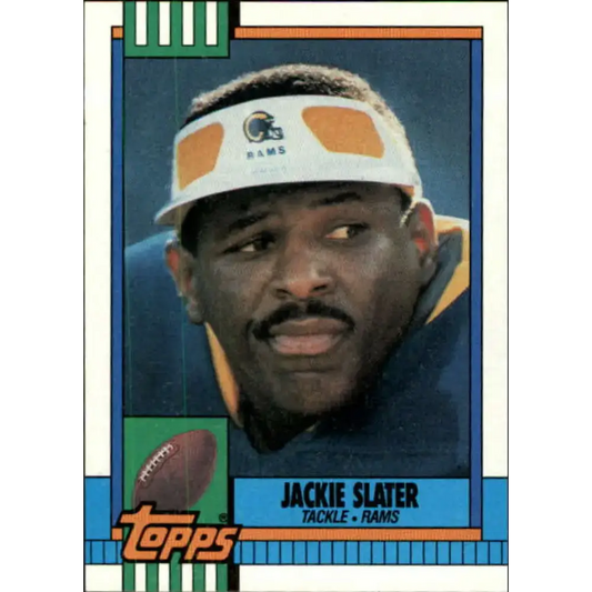 1990 Topps #69 Jackie Slater EX Excellent Los Angeles Rams Football Card