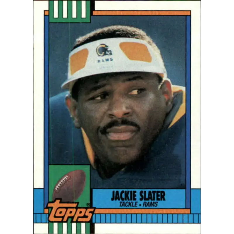 1990 Topps #69 Jackie Slater EX Excellent Los Angeles Rams Football Card - Football Card Single