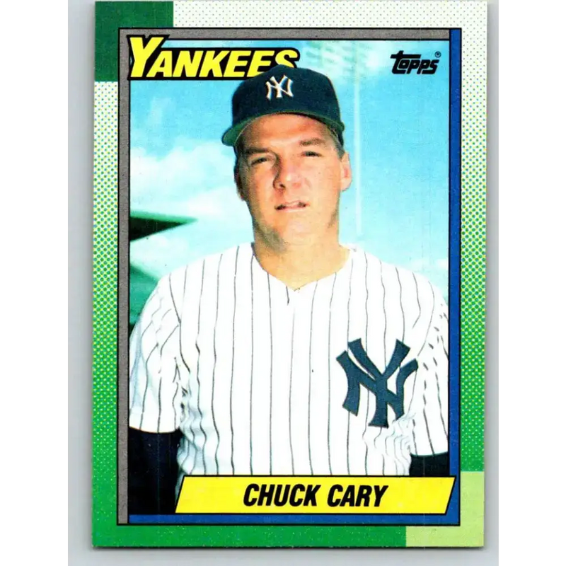 1990 Topps #691 Chuck Cary NM-MT New York Yankees Baseball Card - Baseball Card Single
