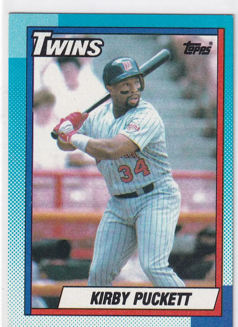 1990 TOPPS #700 KIRBY PUCKETT- MINNESOTA TWINS