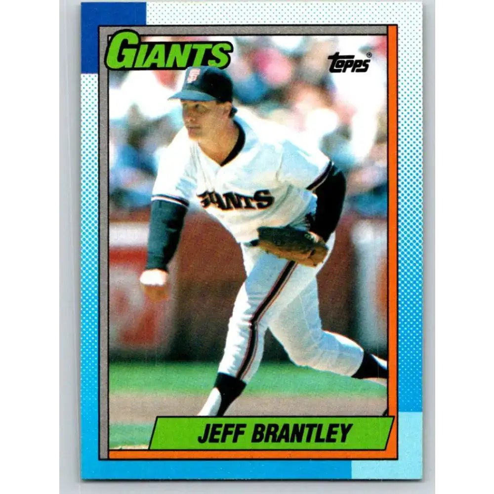1990 Topps #703 Jeff Brantley NM-MT San Francisco Giants Baseball Card - Baseball Card Single