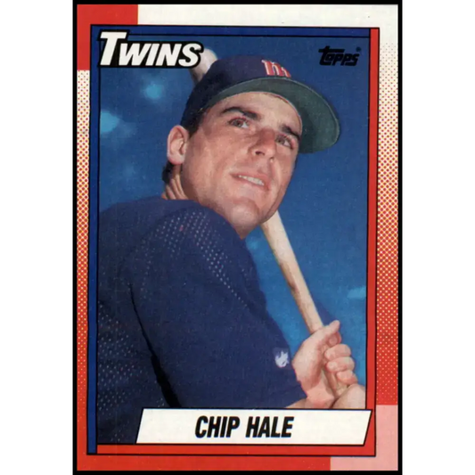 1990 Topps #704 Chip Hale NM-MT RC Rookie Minnesota Twins Baseball Card - Baseball Card Single