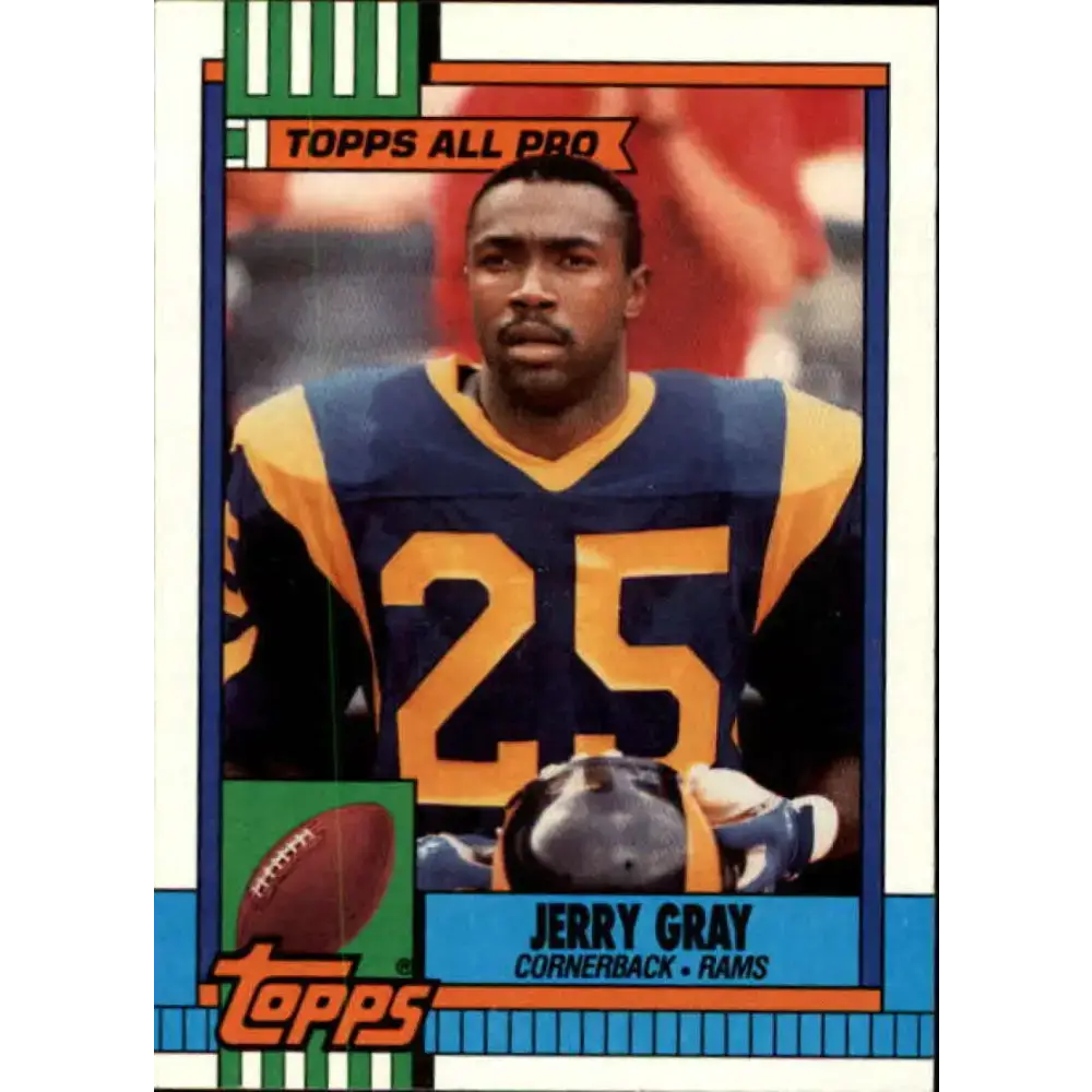 1990 Topps #71 Jerry Gray EX Excellent Los Angeles Rams Football Card - Football Card Single