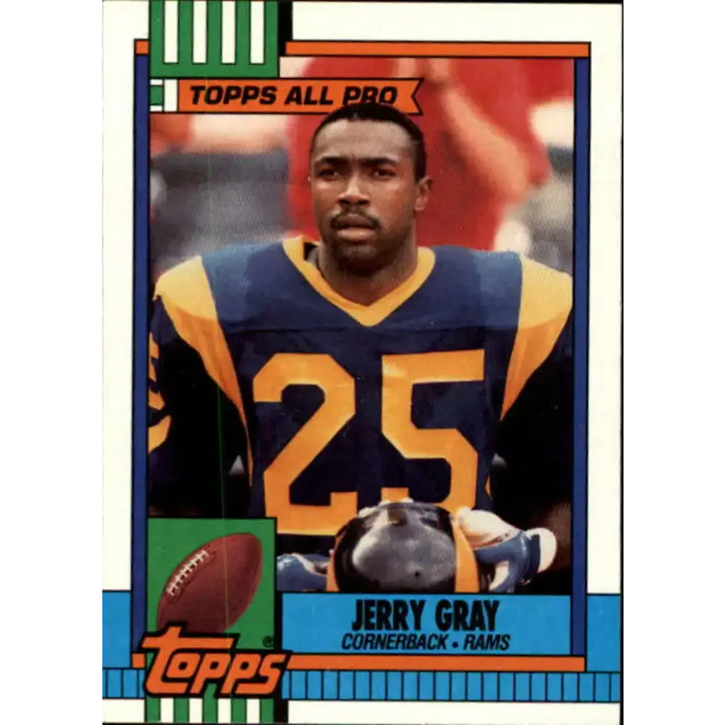 1990 Topps #71 Jerry Gray EX Excellent Los Angeles Rams Football Card - Football Card Single
