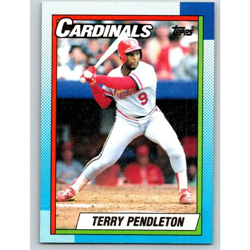 1990 Topps #725 Terry Pendleton NM-MT St. Louis Cardinals Baseball Card - Baseball Card Single