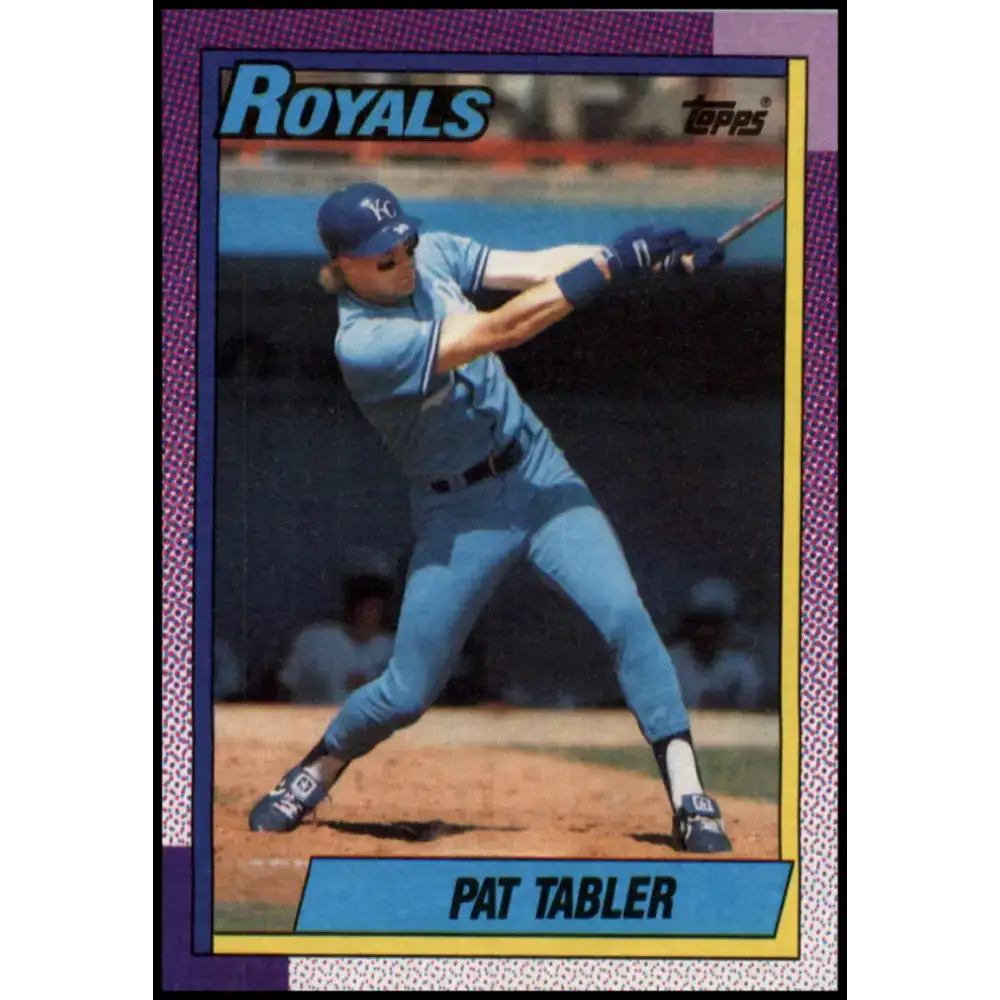 1990 Topps #727 Pat Tabler NM-MT Kansas City Royals Baseball Card - Baseball Card Single