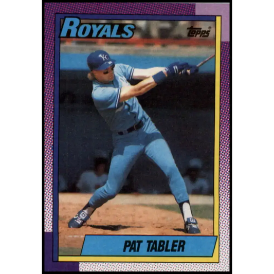 1990 Topps #727 Pat Tabler NM-MT Kansas City Royals Baseball Card - Baseball Card Single