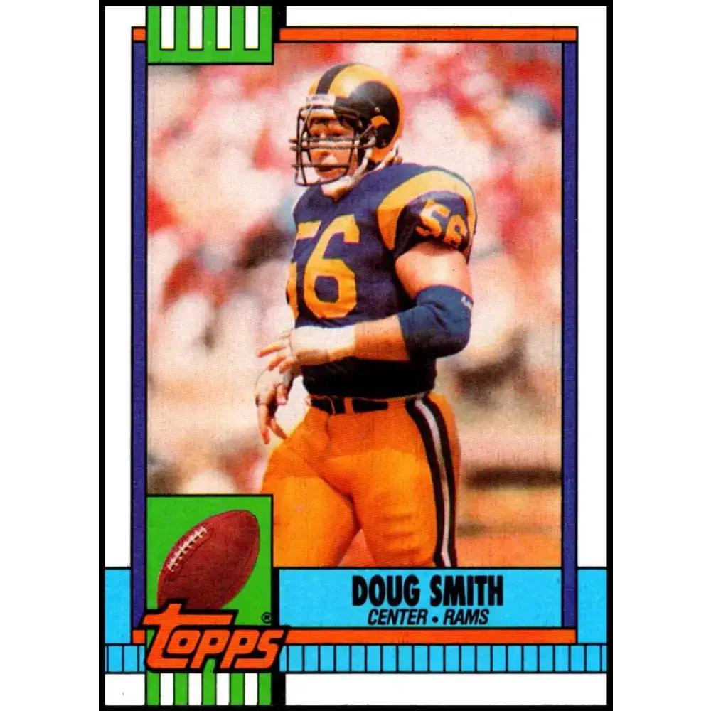 1990 Topps #73 Doug Smith EX Excellent Los Angeles Rams Football Card - Football Card Single