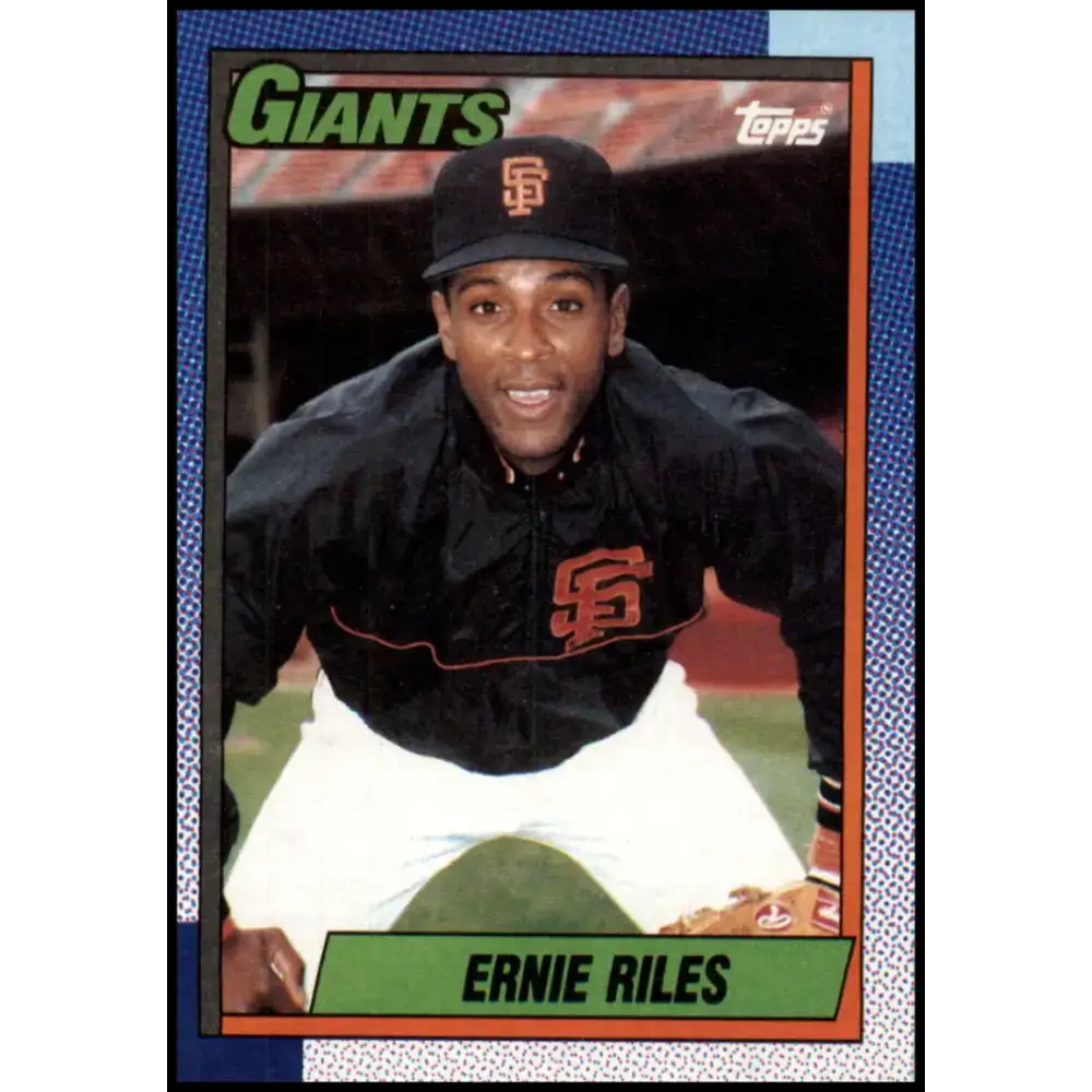 1990 Topps #732 Ernest Riles NM-MT San Francisco Giants Baseball Card - Baseball Card Single