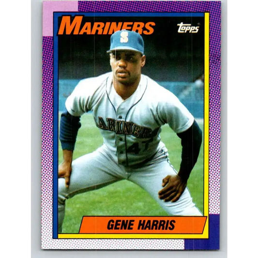 1990 Topps #738 Gene Harris NM-MT Seattle Mariners Baseball Card - Baseball Card Single