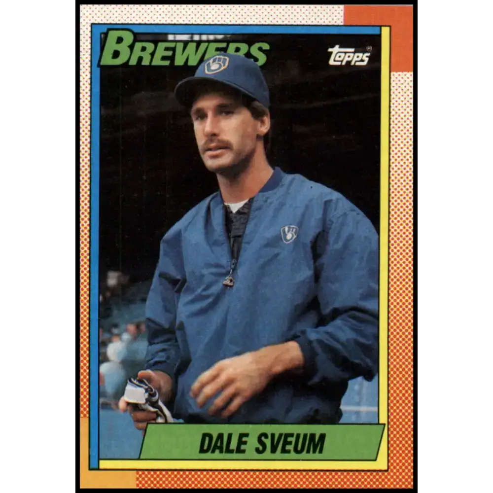 1990 Topps #739 Dale Sveum NM-MT Milwaukee Brewers Baseball Card - Baseball Card Single