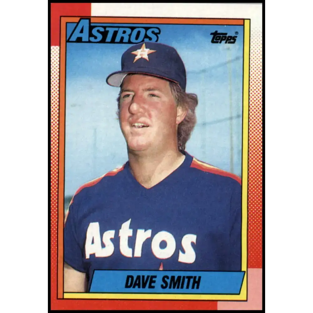 1990 Topps #746 Dave Smith NM-MT Houston Astros Baseball Card - Baseball Card Single