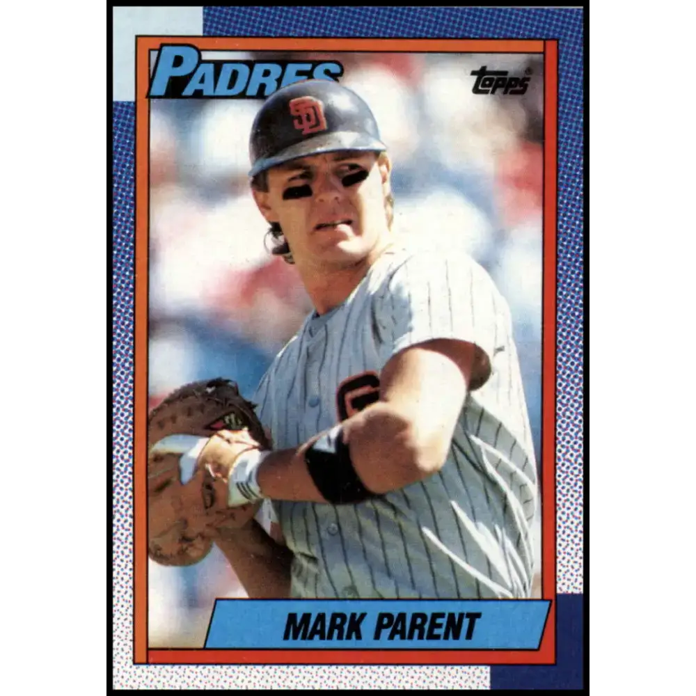 1990 Topps #749 Mark Parent UER NM-MT San Diego Padres Baseball Card - Baseball Card Single