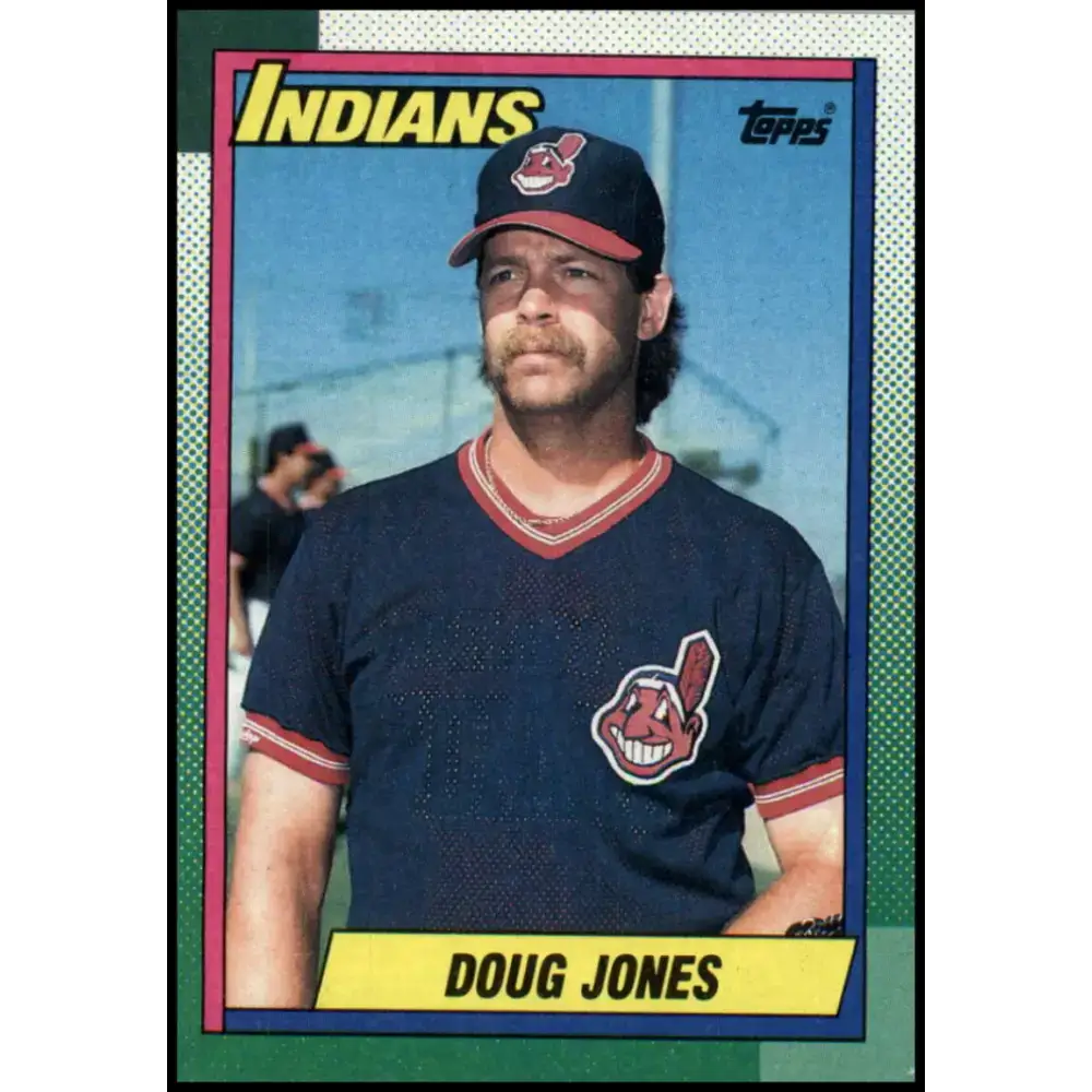 1990 Topps #75 Doug Jones NM-MT Cleveland Indians Baseball Card - Baseball Card Single