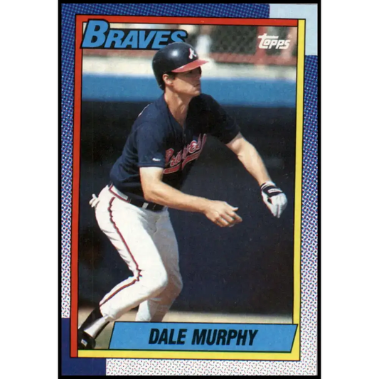 1990 Topps #750 Dale Murphy NM-MT Atlanta Braves Baseball Card - Baseball Card Single