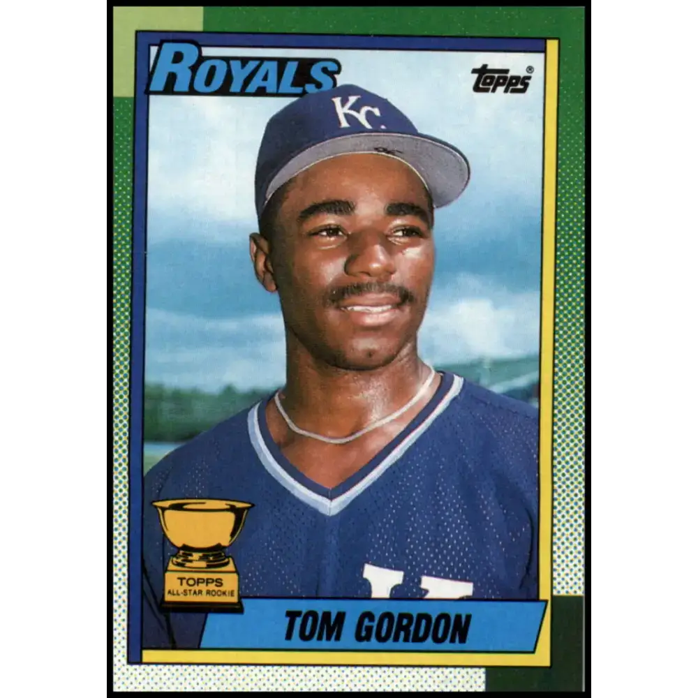 1990 Topps #752 Tom Gordon NM-MT Kansas City Royals Baseball Card - Baseball Card Single