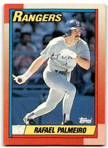 1990 Topps #755 Rafael Palmeiro EX/NM Rangers ID:43440 - Baseball Card Single