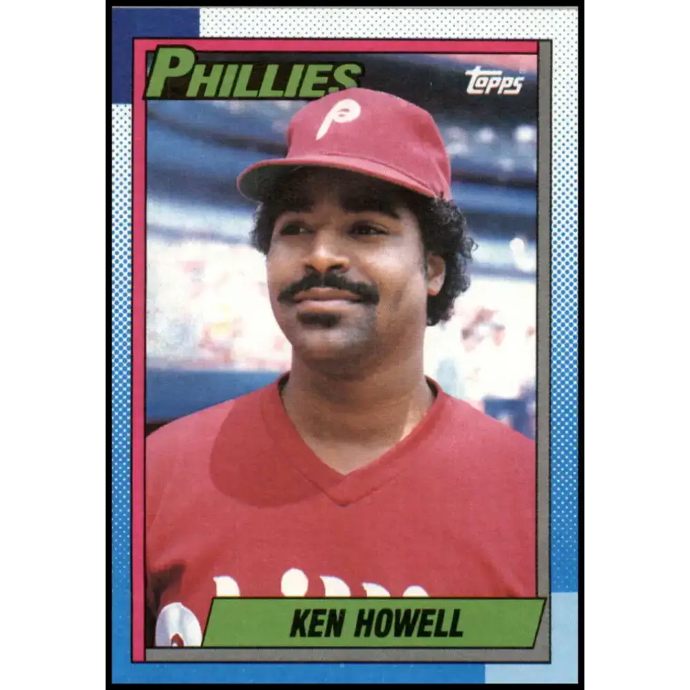 1990 Topps #756 Ken Howell NM-MT Philadelphia Phillies Baseball Card - Baseball Card Single
