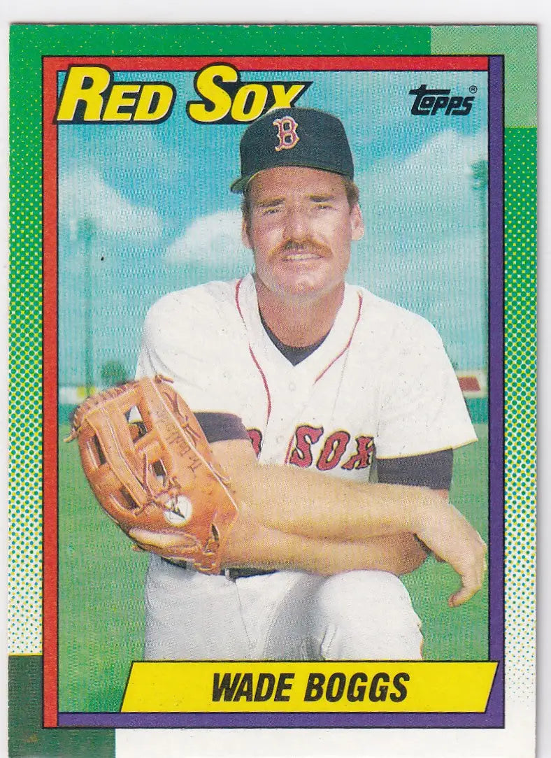 1990 TOPPS #760 WADE BOGGS- BOSTON RED SOX - Baseball Card Single