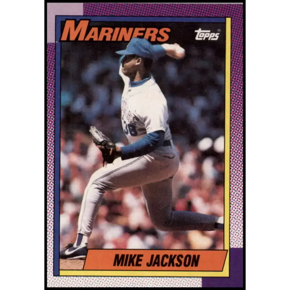 1990 Topps #761 Mike Jackson NM-MT Seattle Mariners Baseball Card - Baseball Card Single