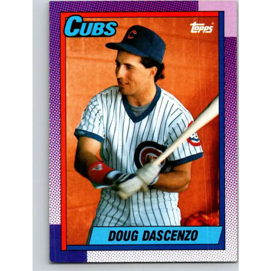 1990 Topps #762 Doug Dascenzo NM-MT Chicago Cubs Baseball Card - Baseball Card Single