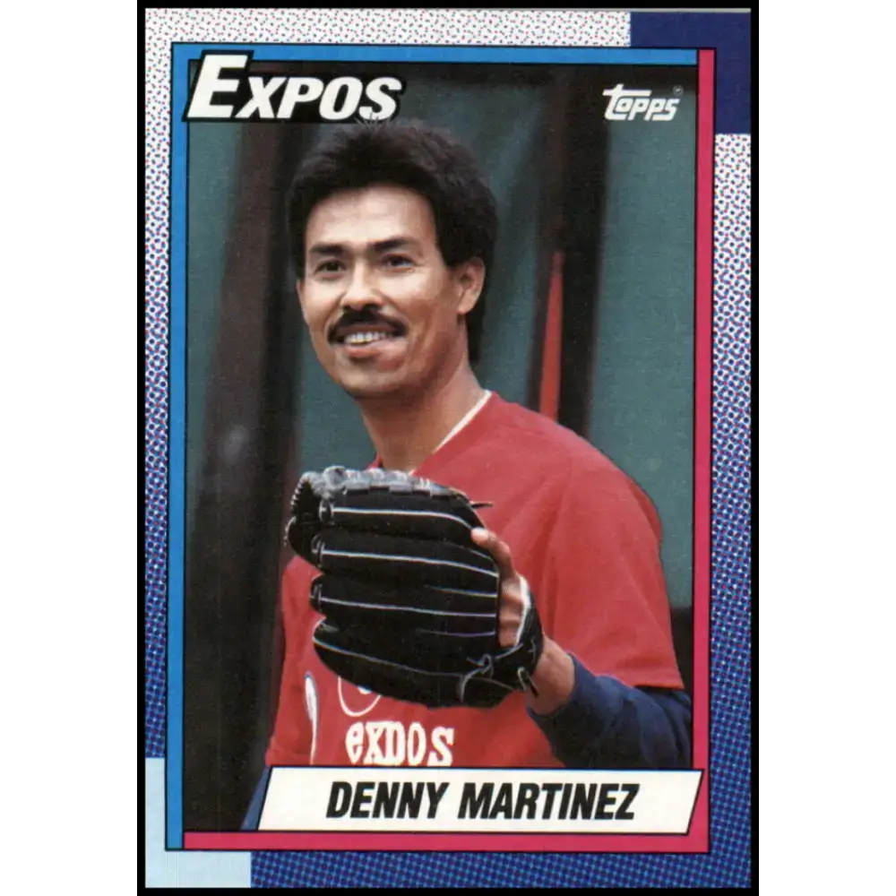 1990 Topps #763 Dennis Martinez NM-MT Montreal Expos Baseball Card - Baseball Card Single