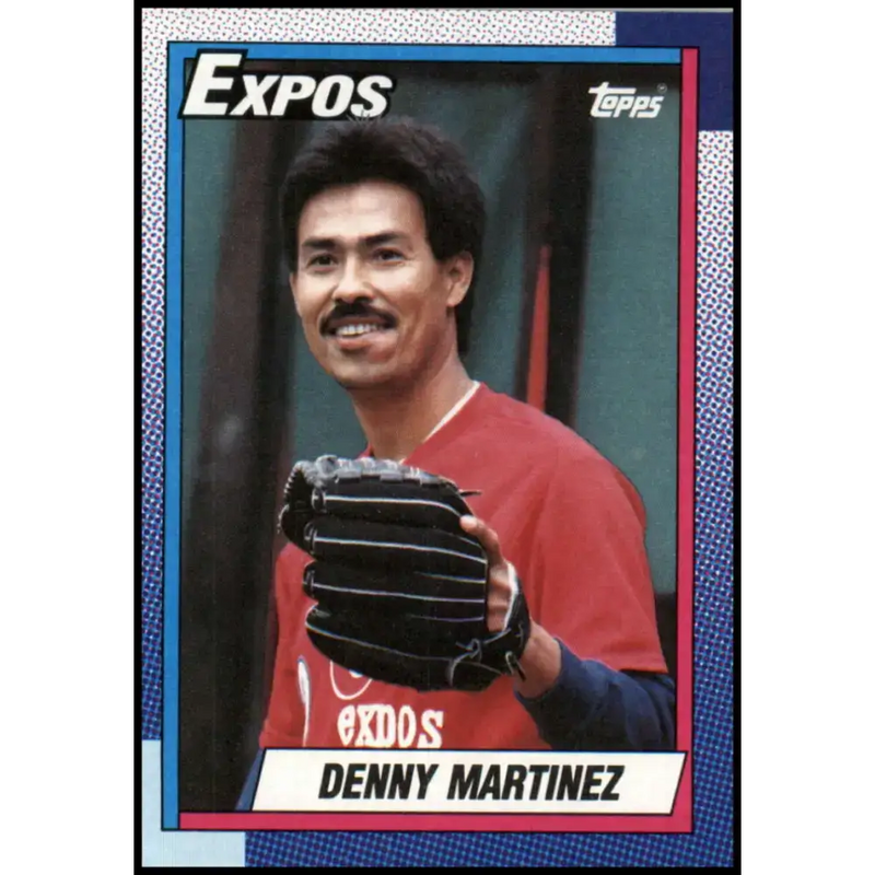 1990 Topps #763 Dennis Martinez NM-MT Montreal Expos Baseball Card - Baseball Card Single