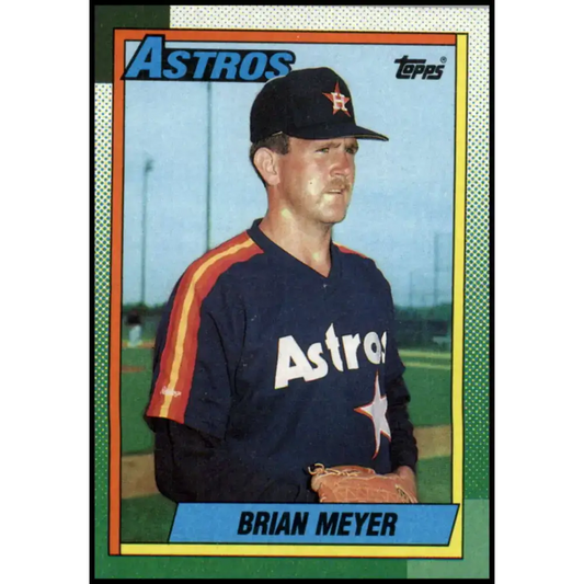 1990 Topps #766 Brian Meyer NM-MT Houston Astros Baseball Card - Baseball Card Single