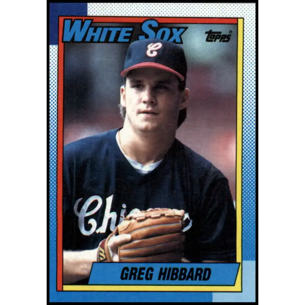 1990 Topps #769 Greg Hibbard NM-MT RC Rookie Chicago White Sox Baseball Card - Baseball Card Single