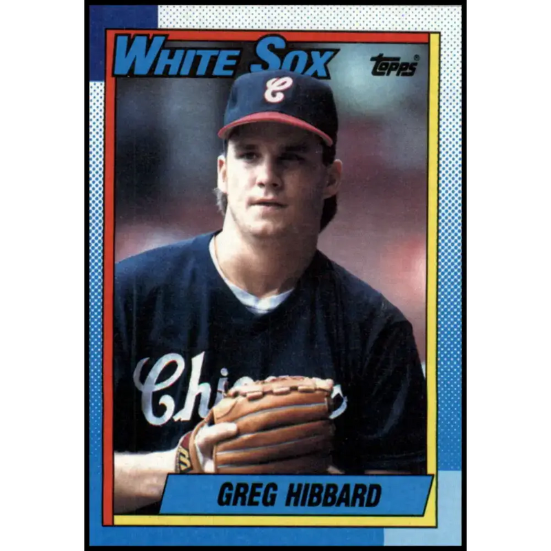 1990 Topps #769 Greg Hibbard NM-MT RC Rookie Chicago White Sox Baseball Card - Baseball Card Single