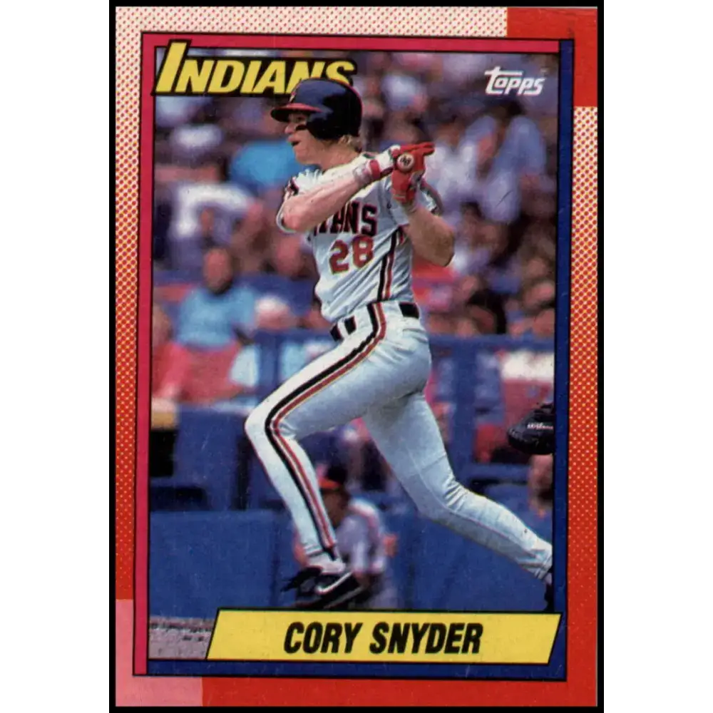 1990 Topps #770 Cory Snyder NM-MT Cleveland Indians Baseball Card - Baseball Card Single