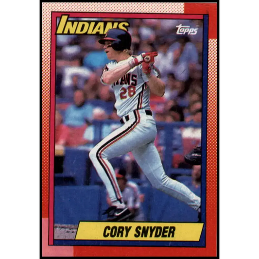 1990 Topps #770 Cory Snyder NM-MT Cleveland Indians Baseball Card - Baseball Card Single