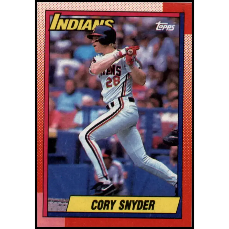 1990 Topps #770 Cory Snyder NM-MT Cleveland Indians Baseball Card - Baseball Card Single