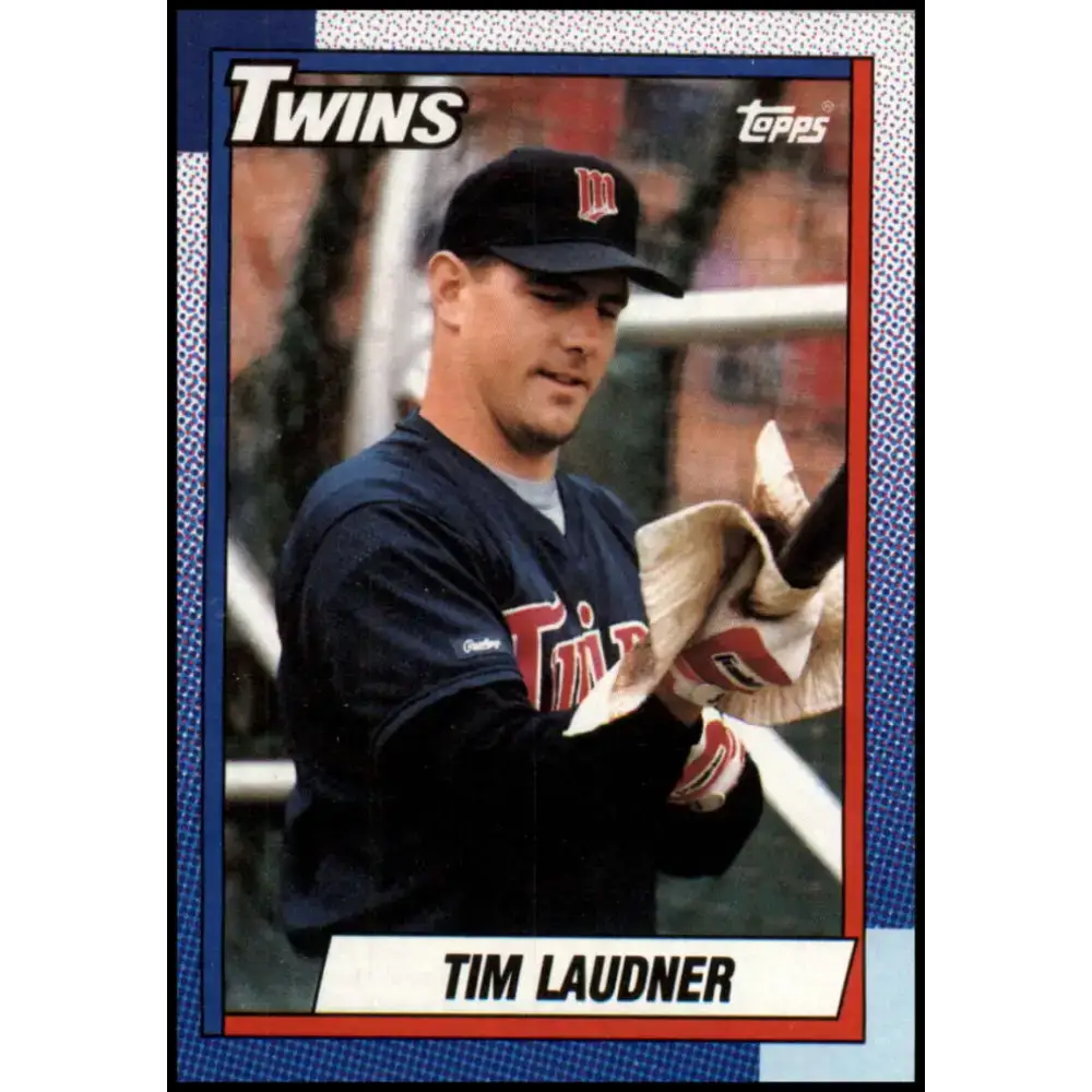 1990 Topps #777 Tim Laudner NM-MT Minnesota Twins Baseball Card - Baseball Card Single