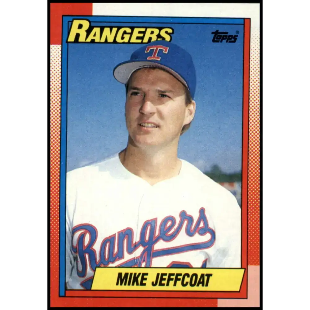 1990 Topps #778 Mike Jeffcoat NM-MT Texas Rangers Baseball Card - Baseball Card Single