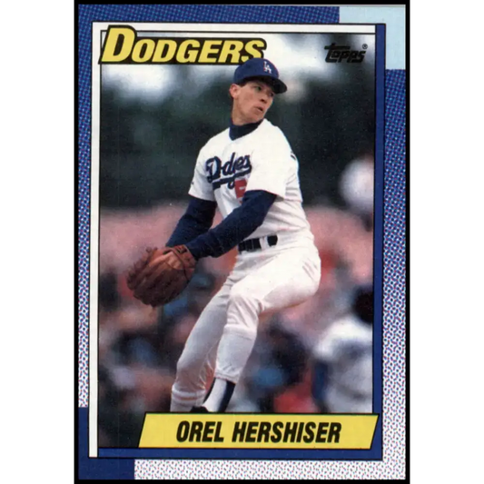 1990 Topps #780 Orel Hershiser NM-MT Los Angeles Dodgers Baseball Card - Baseball Card Single