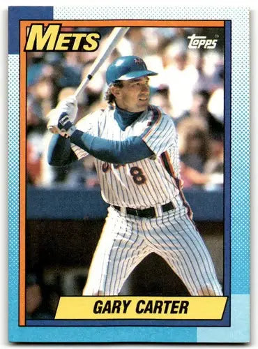 1990 Topps #790 Gary Carter NM Near Mint Mets ID:43462 - Baseball Card Single