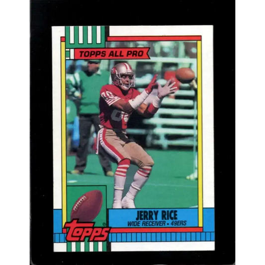 1990 Topps #8 Jerry Rice EX Excellent San Francisco 49ers Football Card