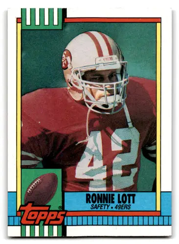 1990 Topps #9 Ronnie Lott NM Near Mint 49ers ID:67364 - Football Card Single