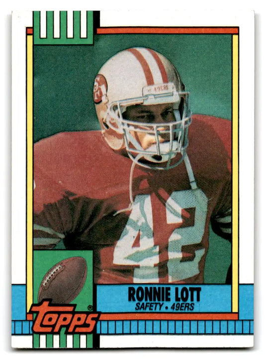 1990 Topps #9 Ronnie Lott - Football Card Single