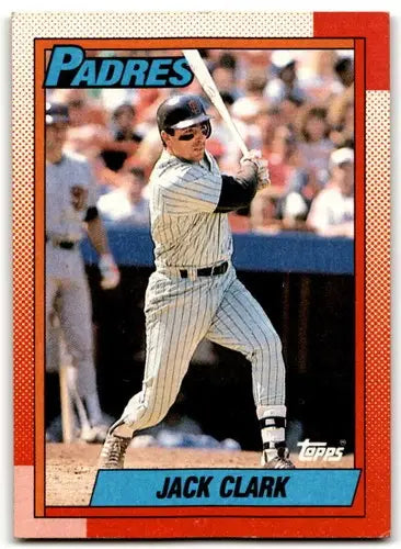 1990 Topps #90 Jack Clark EX/NM Padres ID:43433 - Baseball Card Single