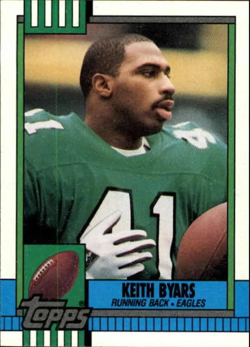 1990 Topps #91 Keith Byars EX Excellent Philadelphia Eagles Football Card - Football Card Single